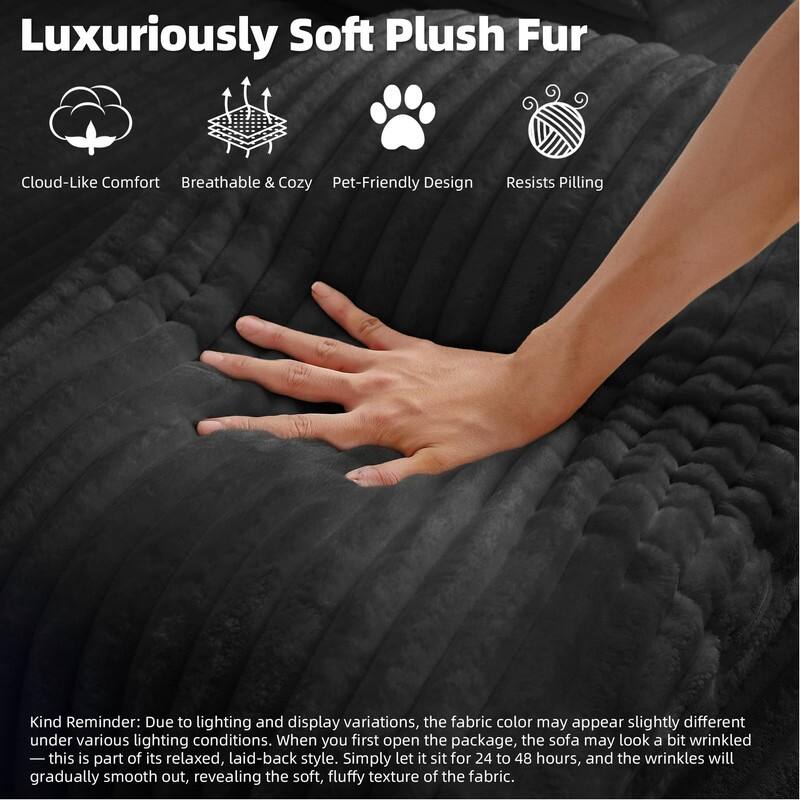 Rossetta Corduroy Upholstered Modern Oversized Chaise Lounge Chair