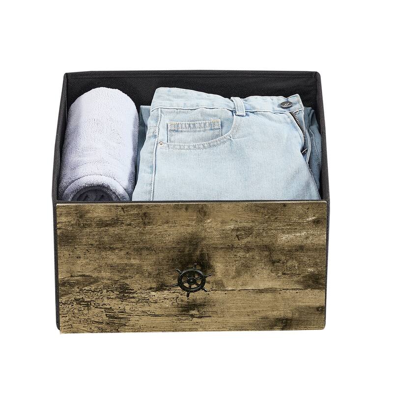 5-Drawer Storage Chest For Bedroom,Home Storage Organizer,Grey