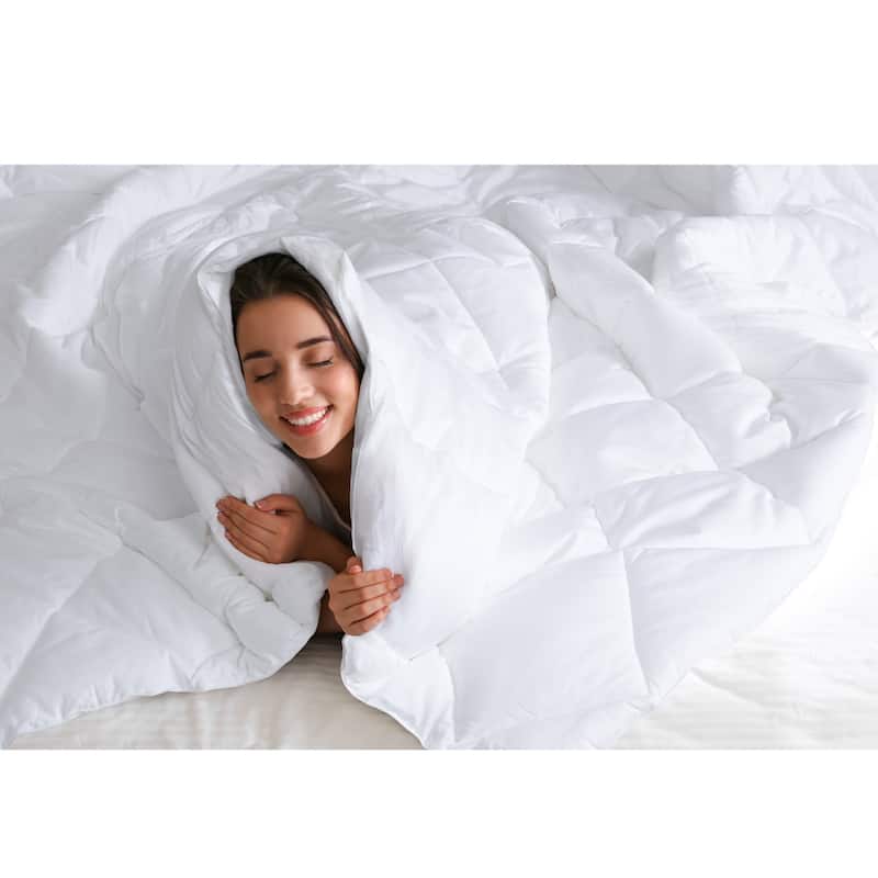 Madison Park Maximum Warmth Cotton Down Alternative Featherless Comforter