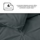 preview thumbnail 34 of 65, 3 Piece Reversible Pintuck Pinch Pleat Bohemia and Tufted Clipped Comforter Set