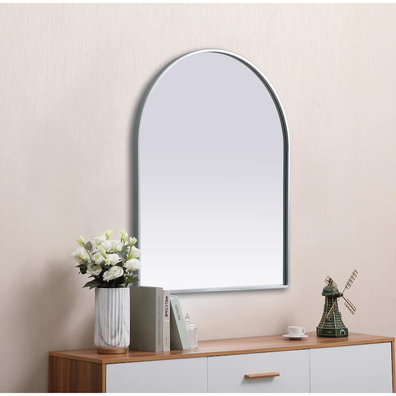 Elegant Lighting MR1A2430 Ayra 24" W x 30" H Modern Arched Bathroom