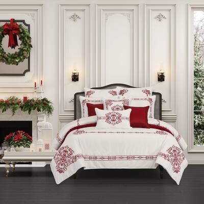 Five Queens Court Holiday Dreams Duvet Cover Set