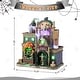 preview thumbnail 7 of 12, Glitzhome 11"H Lighted Resin Haunted House Table Village Halloween Decorations with Timer