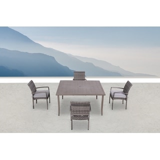 LSI 5 Piece Dining Set With Cushions