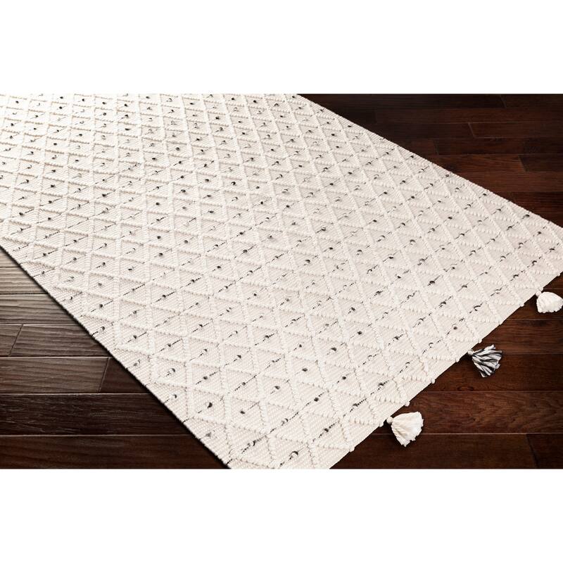 Leslawa Handmade Indoor / Outdoor Moroccan Area Rug