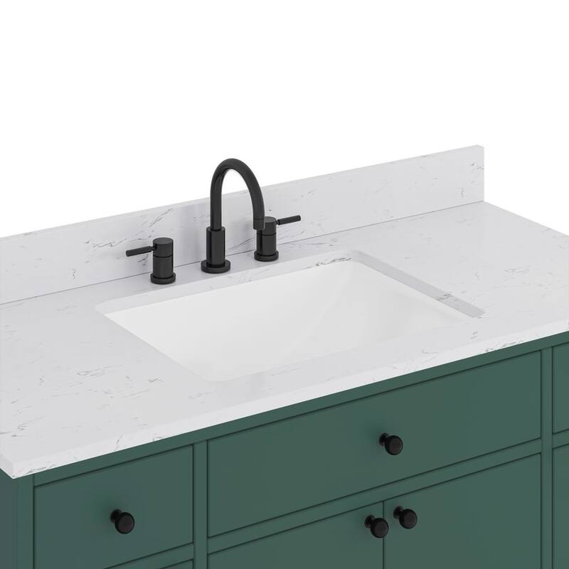 Avanity Paisley 48 in. Single Sink Vanity with Cala White Engineered Top