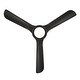 preview thumbnail 8 of 14, 52" Aerofanture Black Wood 3-blade LED Propeller Ceiling Fan with Light