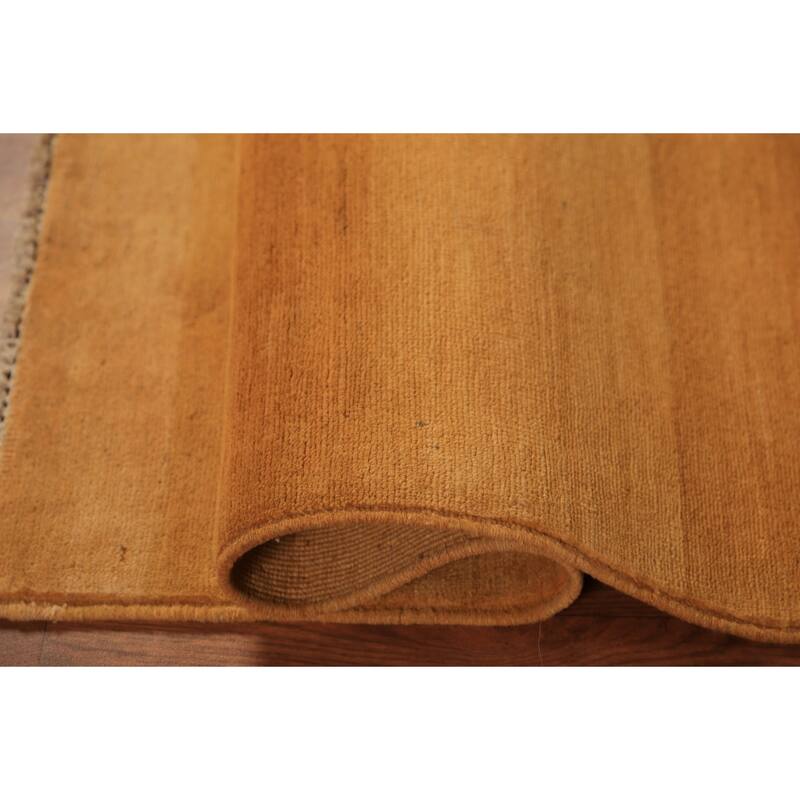 Gabbeh Oriental Rug Hand-Knotted Wool Carpet - 2'9" x 3'11"