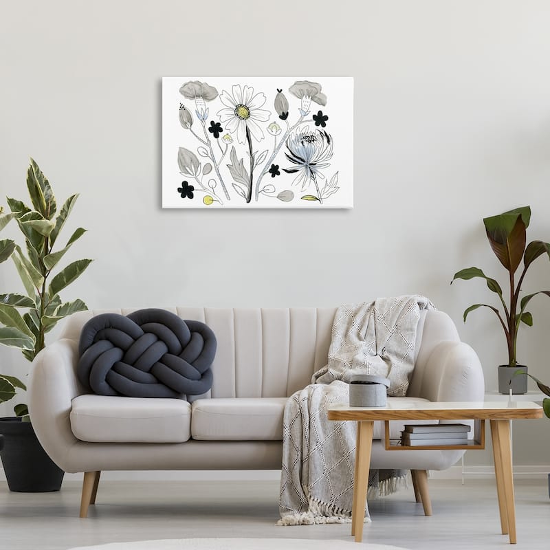 Stupell Simple Drawn Nature Sprigs Canvas Wall Art Design By Ashley Davis