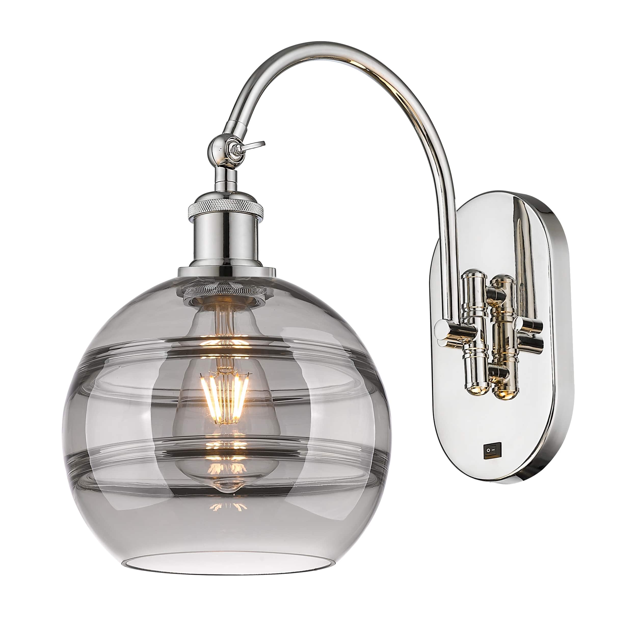Option Polished Nickel / Light Smoke Shade