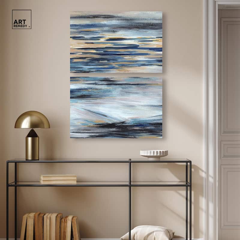 Endless Sea Canvas Set of 2 by Art Remedy, Gallery Wrapped