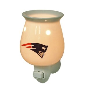 Shop Nfl New England Patriots Plug In Scented Oil Or Wax Warmer Nightlight Off White Overstock 16756779