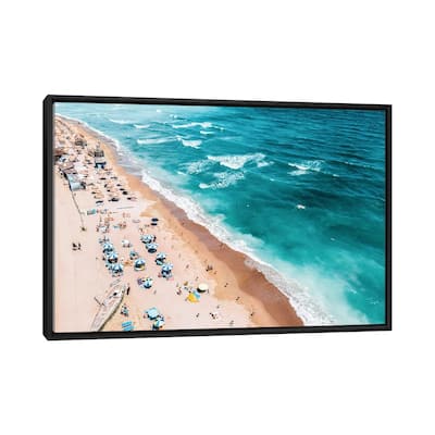 iCanvas "Ocean Waves V" by Radu Bercan Framed