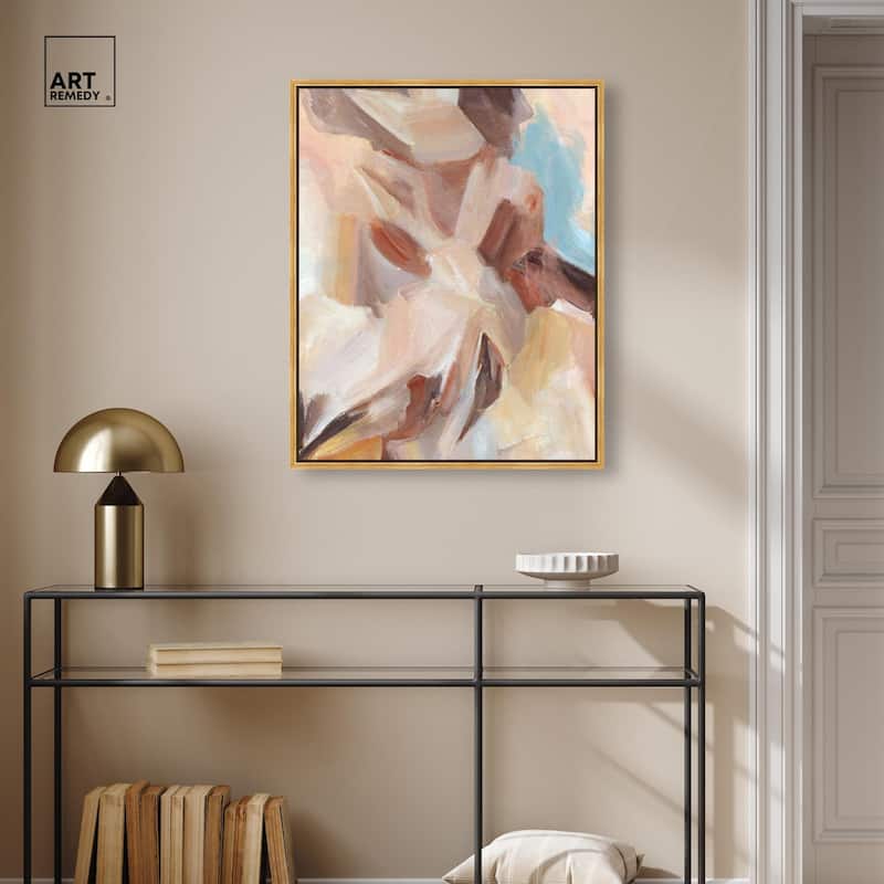 Layers of Colors I Canvas by Art Remedy