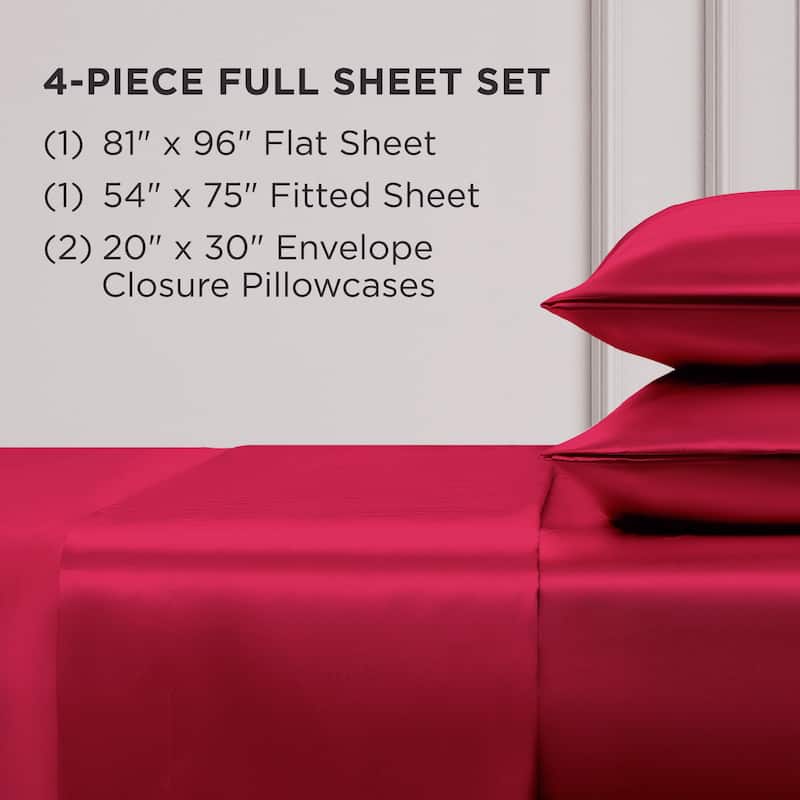 Juicy Couture Silky Satin Sheet Set