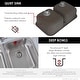 preview thumbnail 6 of 12, STYLISH Jaspel Dual Mount 31.25" Double-Bowl Kitchen Sink - 31.25" x 18" x 9"
