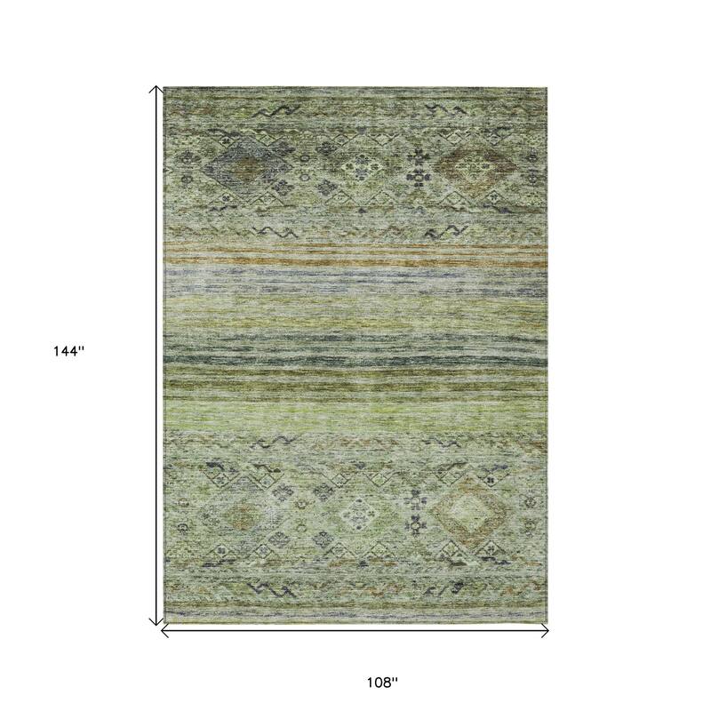 HomeRoots Floral Transitional Rectangle Outdoor Rug