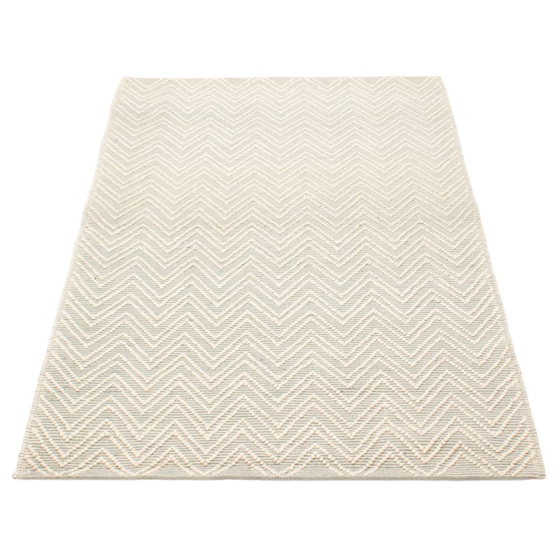 ECARPETGALLERY Braid weave Sienna Cream Wool Rug - 5'0 x 7'11