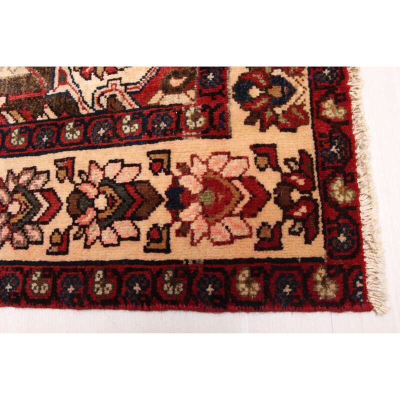 ECARPETGALLERY Hand-knotted Kayseri Vintage Cream Wool Rug - 5'4 x 10'4