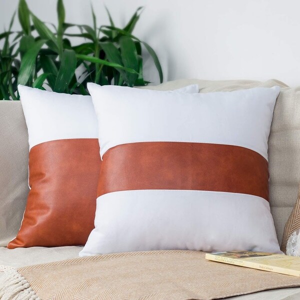 18"x18" Pillow Cushion Cover Home Decor Bed Sofa Throw Case Durable Solid Cotton 