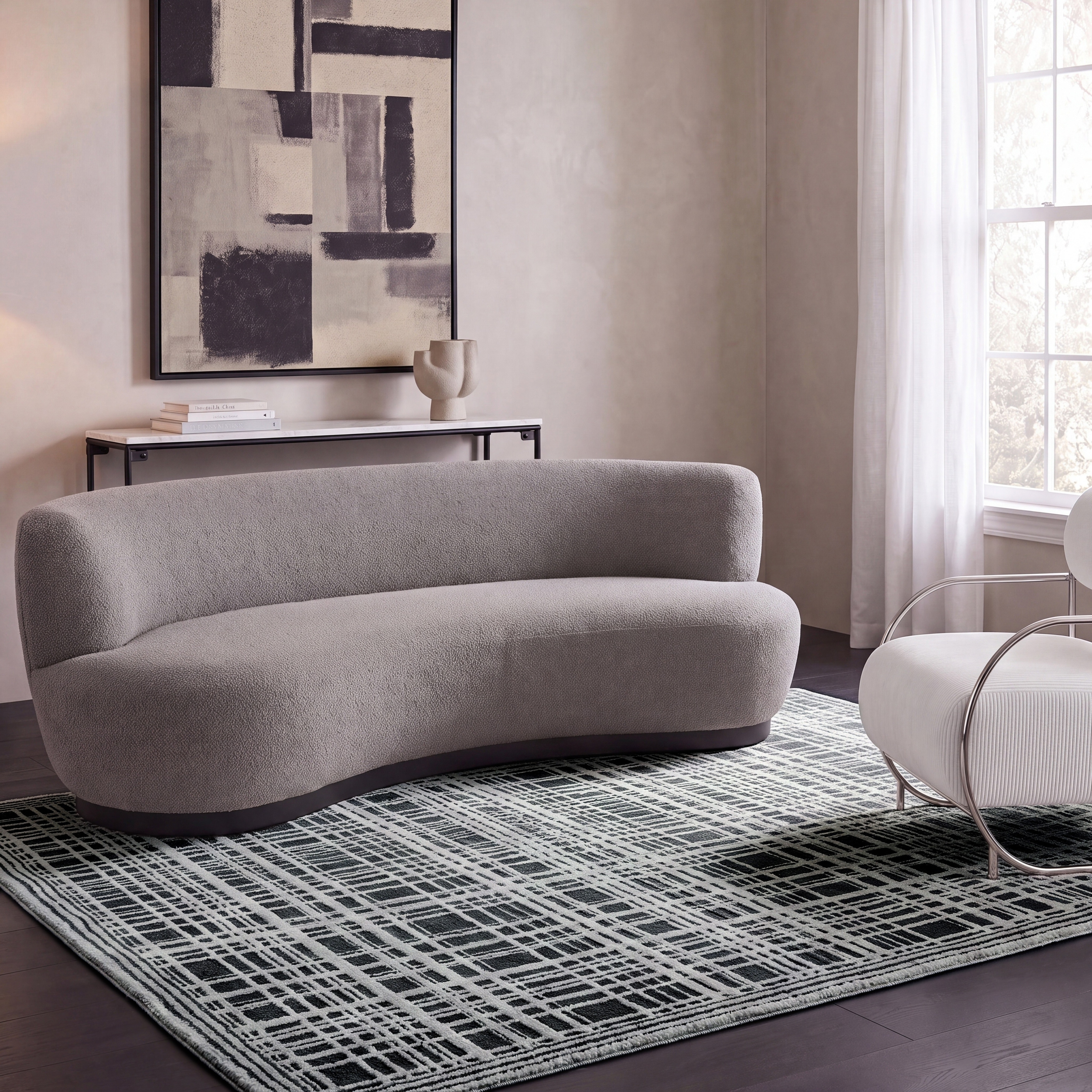 SAFAVIEH Lunara Prassede Plaid Area Rug