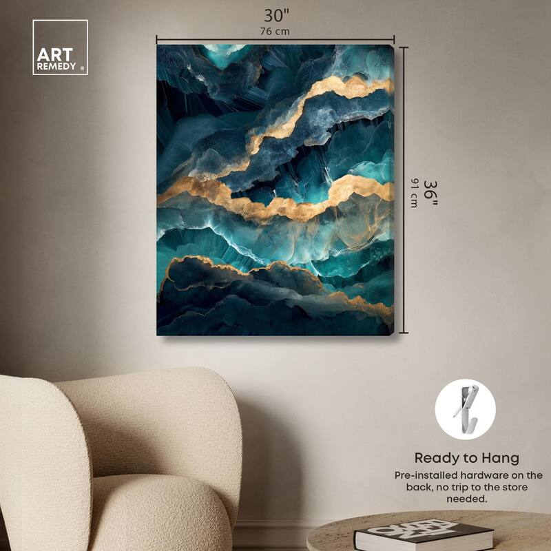 Power Edge I Canvas by Art Remedy, Gallery Wrapped