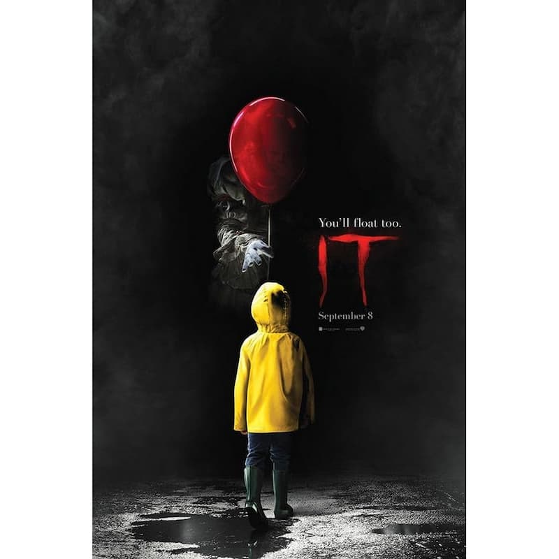 IT Movie Art Poster - 24 x 36 Inch