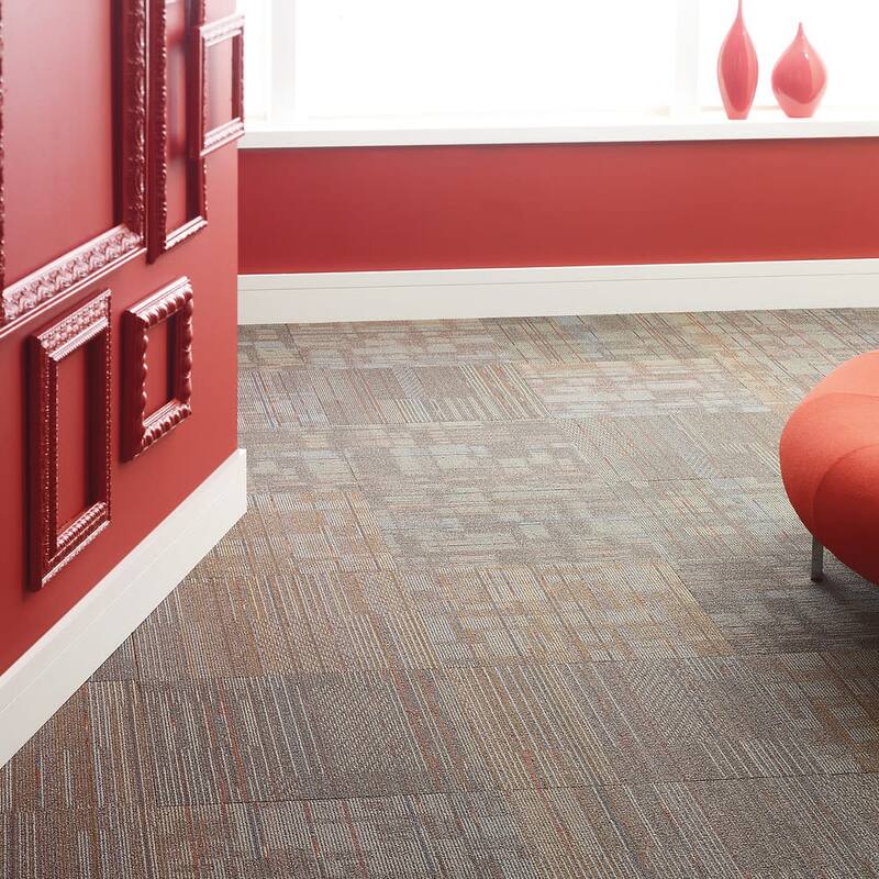 Shaw Philadelphia Commercial Fuse TL 24" x 24" Glue Down Carpet Tile -