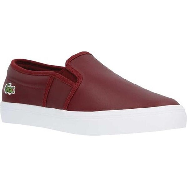 lacoste gazon slip on womens