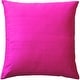 preview thumbnail 13 of 31, Pillow Decor Sankara Silk Throw Pillow Fuchsia Pink