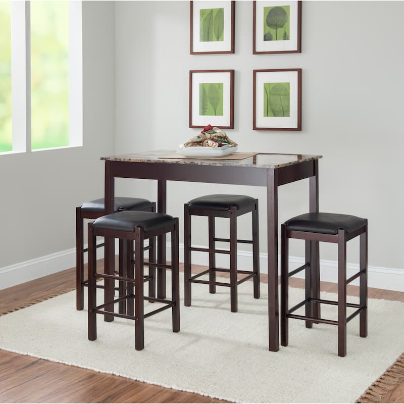Linon Speakeasy 5-Piece Tavern Dining Set