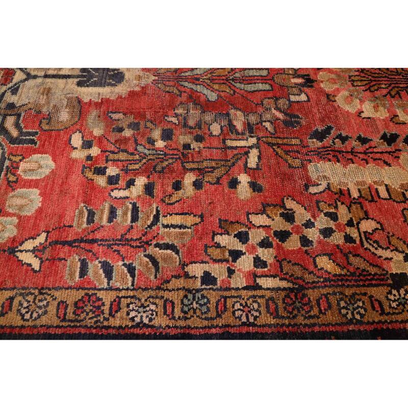 ECARPETGALLERY Hand-knotted Anatolian Vintage Dark Copper Wool Rug - 4'8 x 10'5