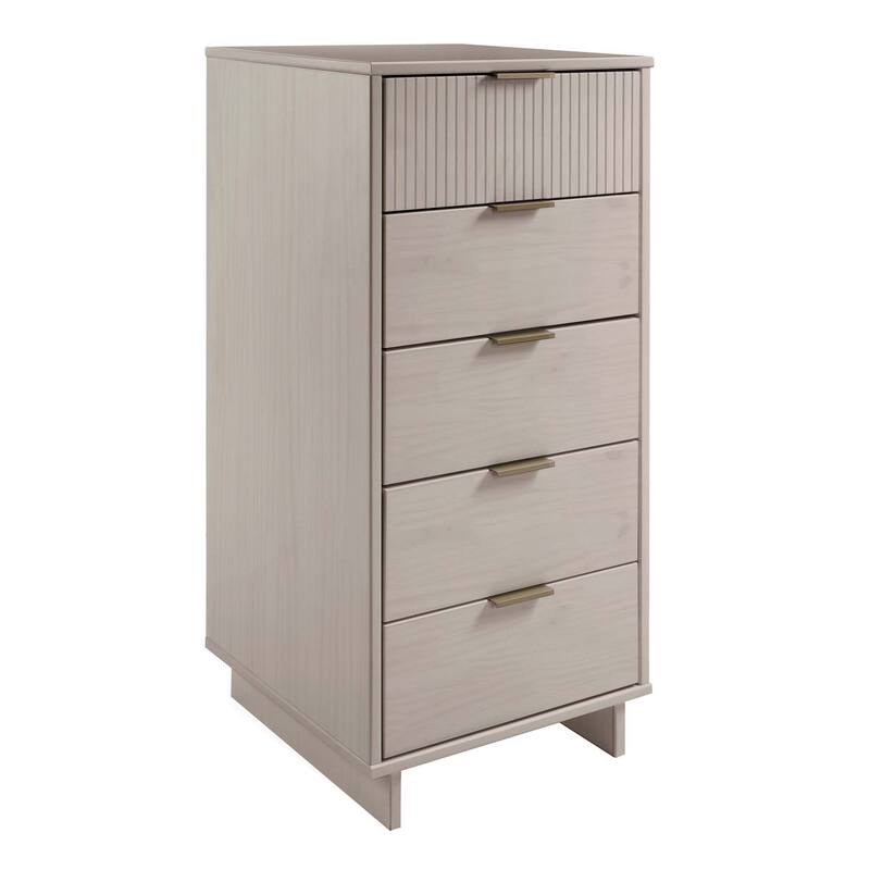 Manhattan Comfort 3-Piece Granville Modern Solid Wood Dresser Chest and Nighstand Set.