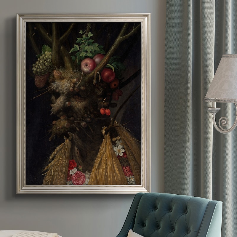 Four Seasons in One Head Premium Framed Canvas- Ready to Hang
