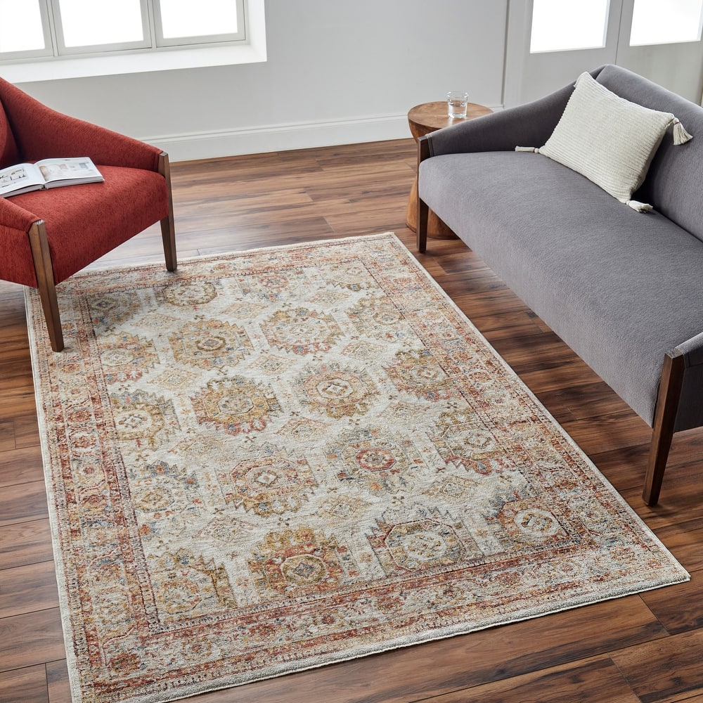 Terriey Traditional Area Rug