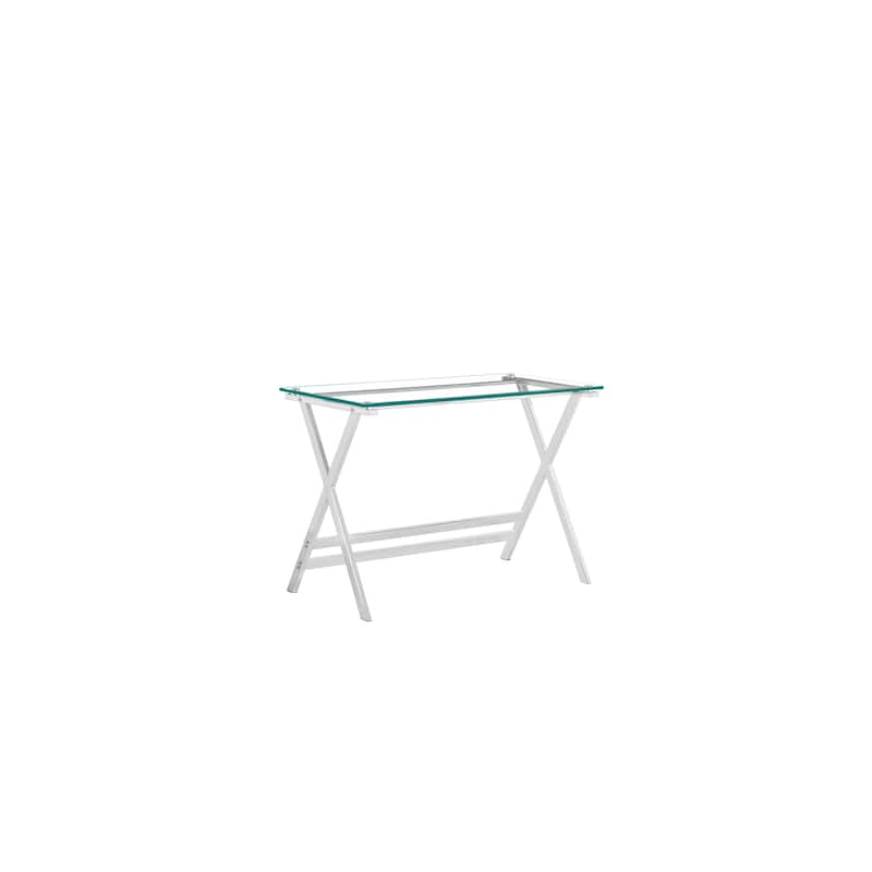 Transparent Tempered Glass Laptop Table Sofa Table