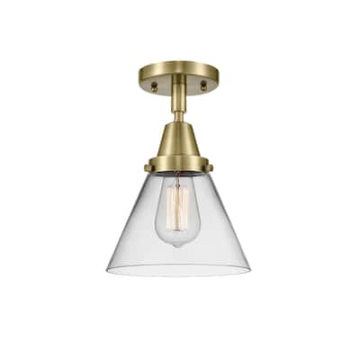 Innovations Lighting Caden Cone - 1 Light 8" Flush Mount