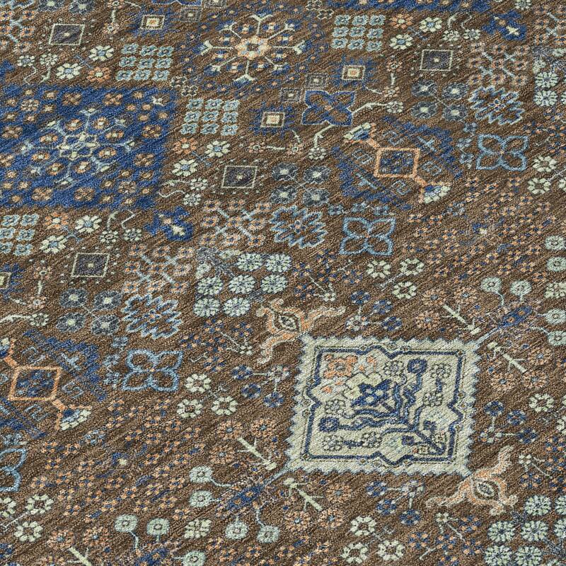 Machine Washable Indoor/ Outdoor Global Flory Chantille Rug