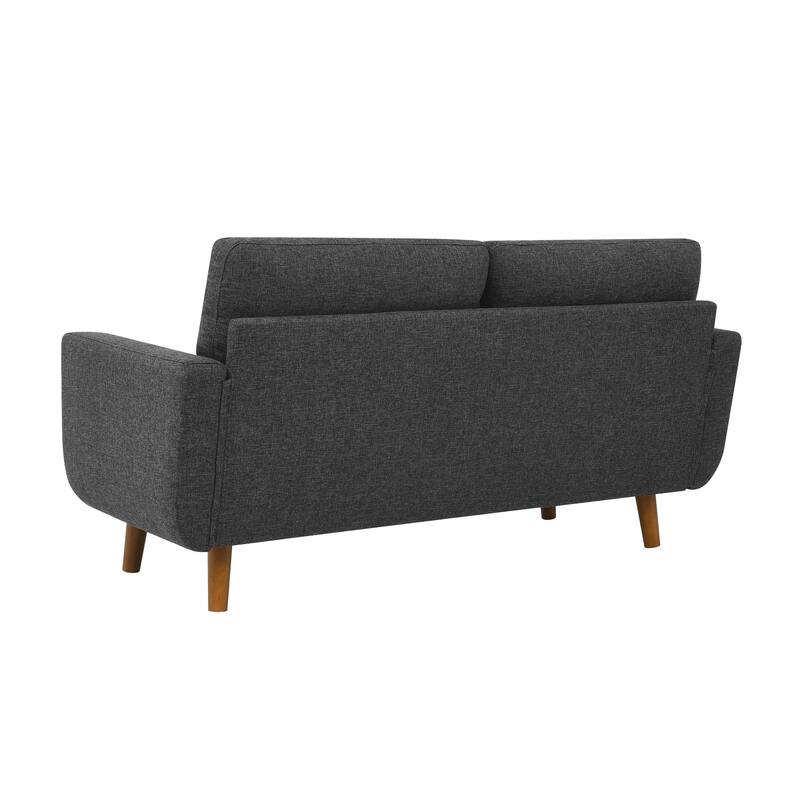 Anmytek Mid-Century Modern 67.7" Wide Tufted Upholstered Loveseat Sofa