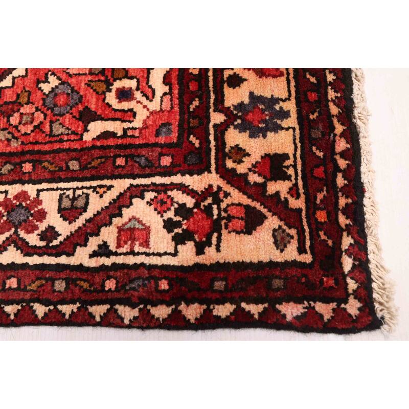 ECARPETGALLERY Hand-knotted Andelz Dark Navy Wool Rug - 3'8 x 10'4