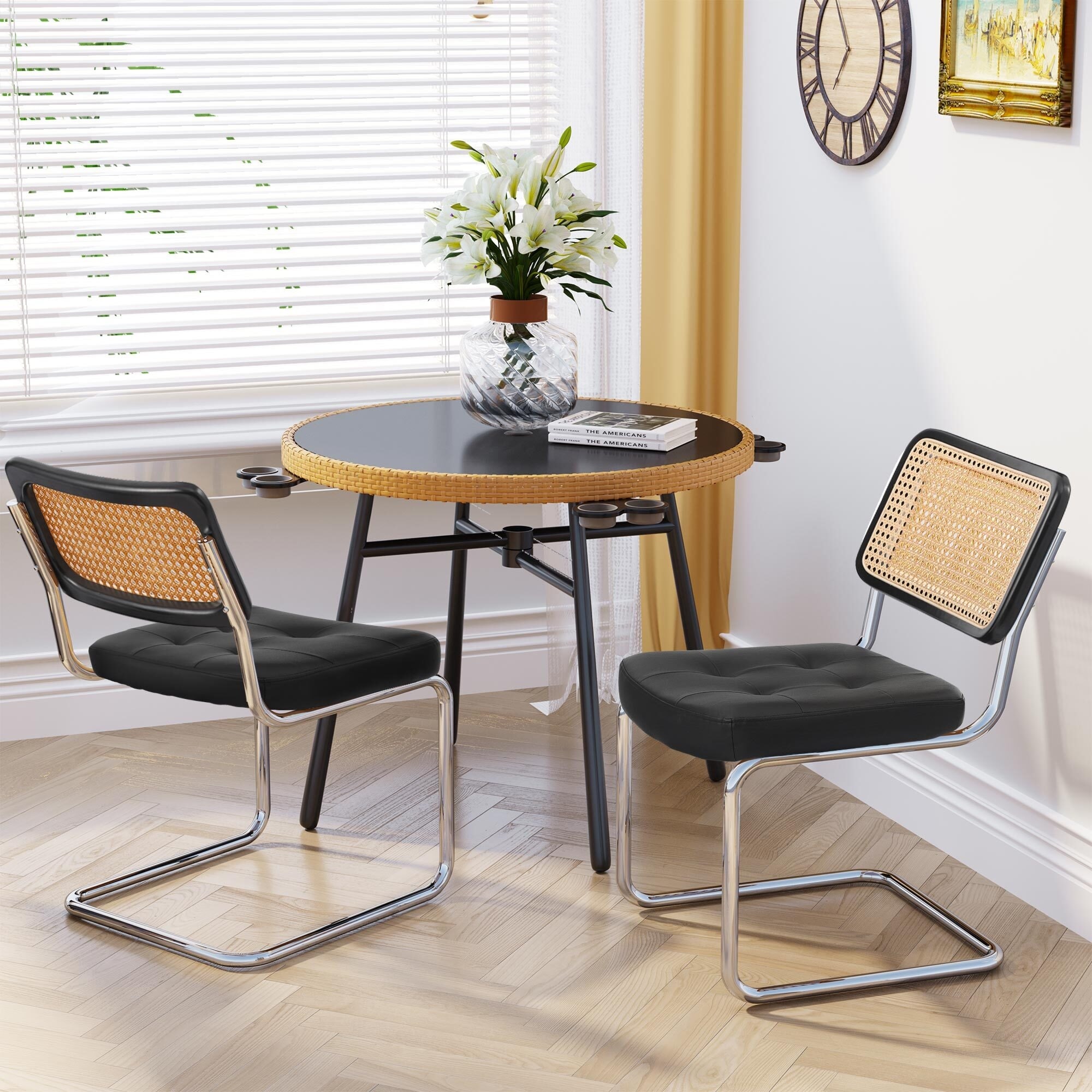 Dining table comfy clearance chairs
