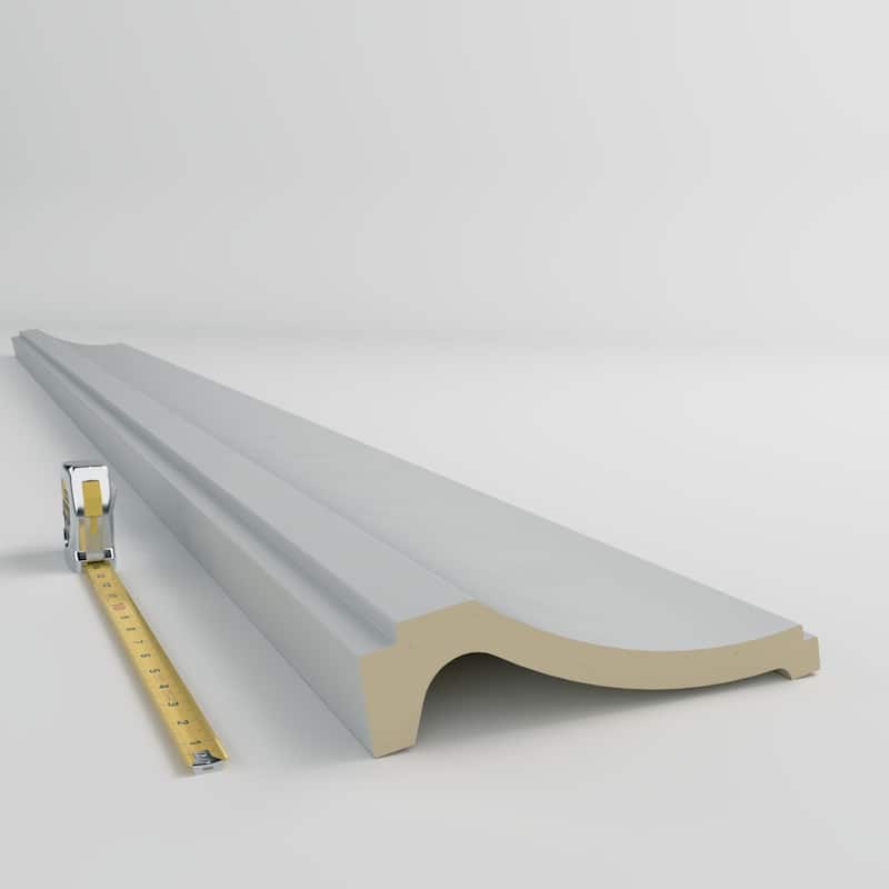 4"H x 10 1/4"P x 10 7/8"F x 94 1/2"L Brett Crown Moulding - 1-Pack
