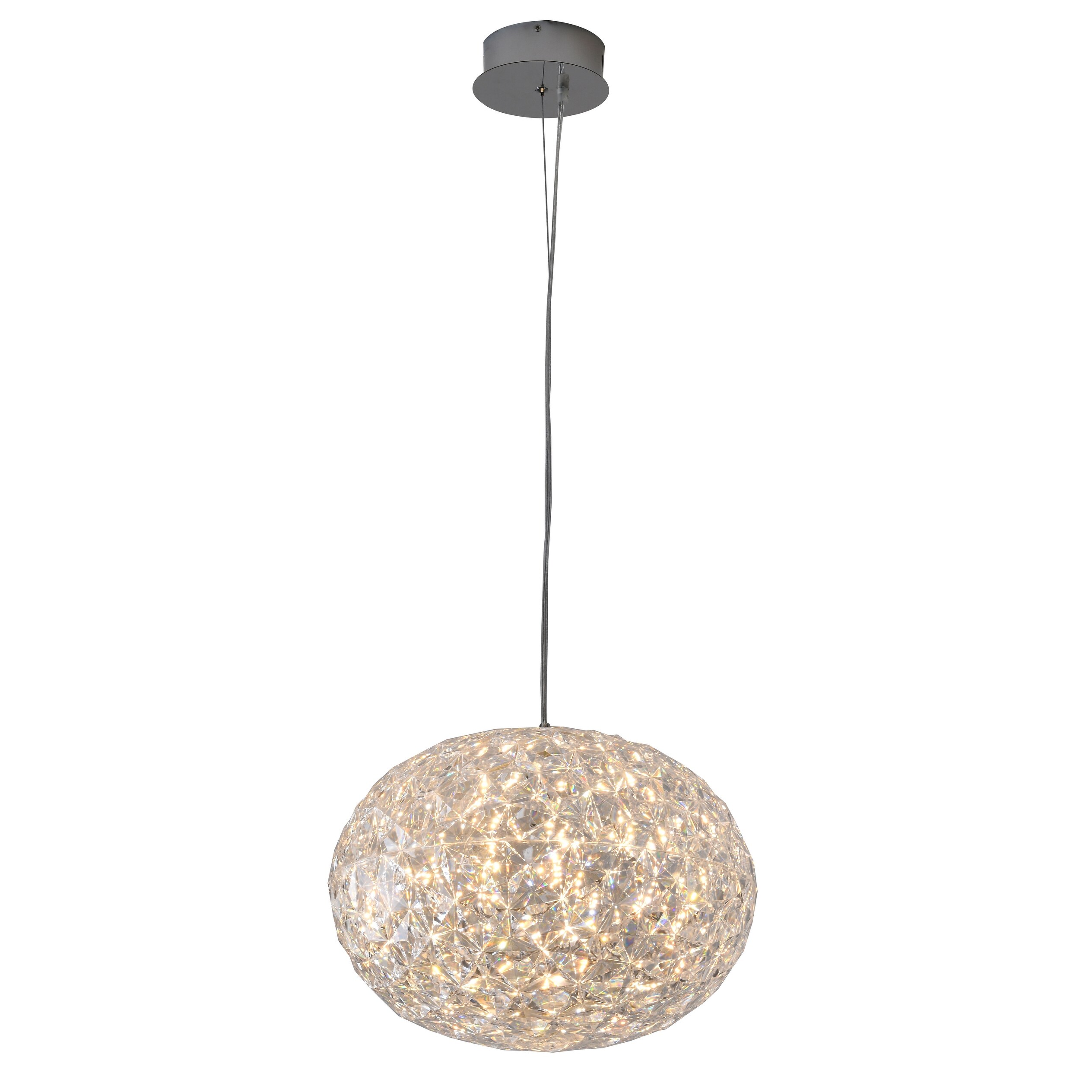 Chrome single pendant light on sale