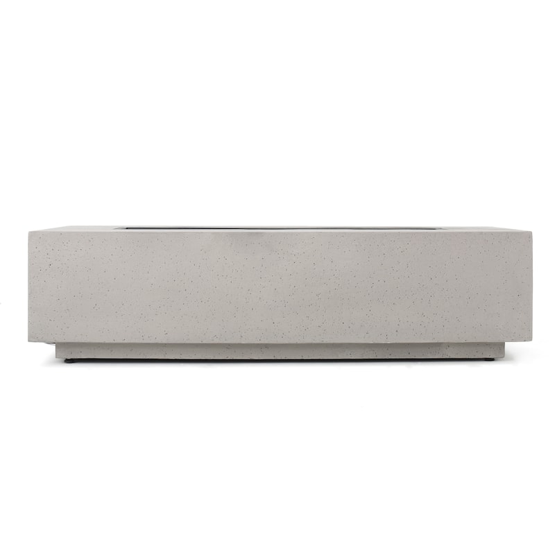 Christopher Knight Home Aidan Outdoor 50,000 BTU Rectangular Fire Pit (Tank Holder Not Included)