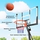 preview thumbnail 7 of 7, Soozier Basketball Hoop Outdoor Portable, 8-10ft Adjustable Basketball Goal