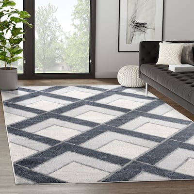 Abani Rugs Nuevo Grey Arrow Pattern Area Rug