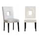 Option White Faux Leather