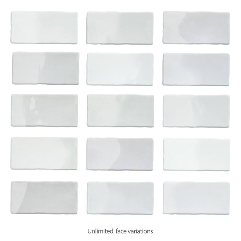 Merola Tile Viva Blanco Viejo 3" x 6" Ceramic Wall Tile