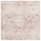 preview thumbnail 4 of 6, SAFAVIEH Whisper Cidalina Modern Abstract Rug 6'7" Square - Beige/Light Beige - Square