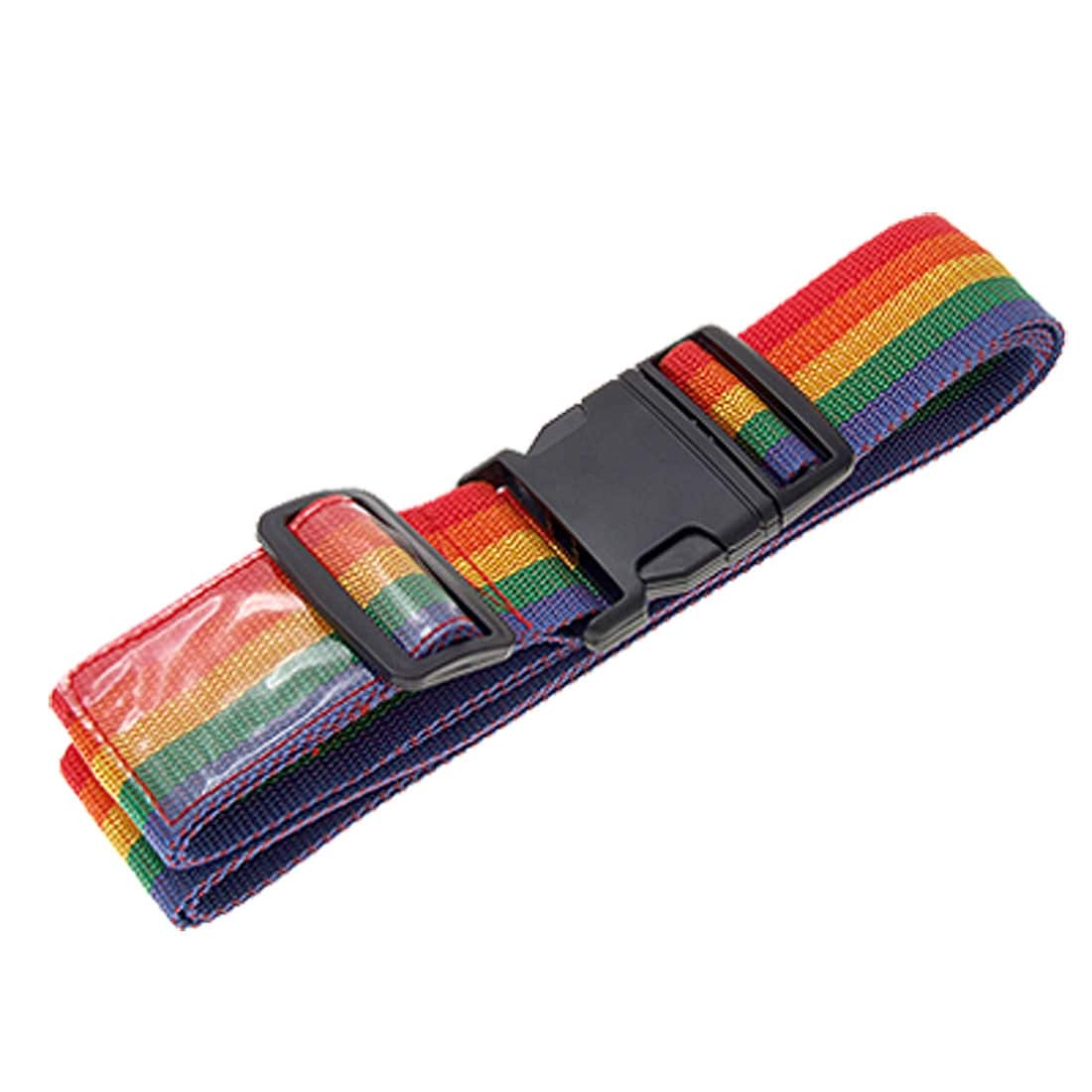 rainbow luggage strap